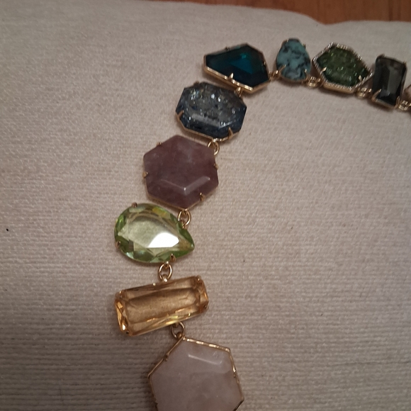 Stella & Dot Candy Gems Multicolor Gemstone Necklace and Bracelet Set - Picture 5 of 15